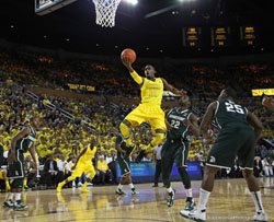 Michigan vs Michigan State basketball game 2013 photography